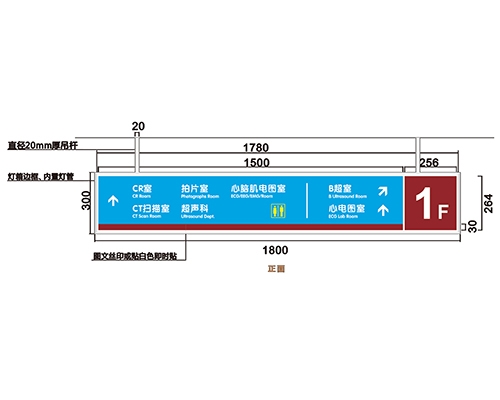 滨州过道导视牌